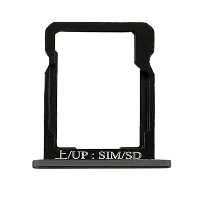 Υποδοχή Κάρτας Single SIM και SD (SIM Tray Up) για Huawei Ascend G7 - Χρώμα: Μαύρο