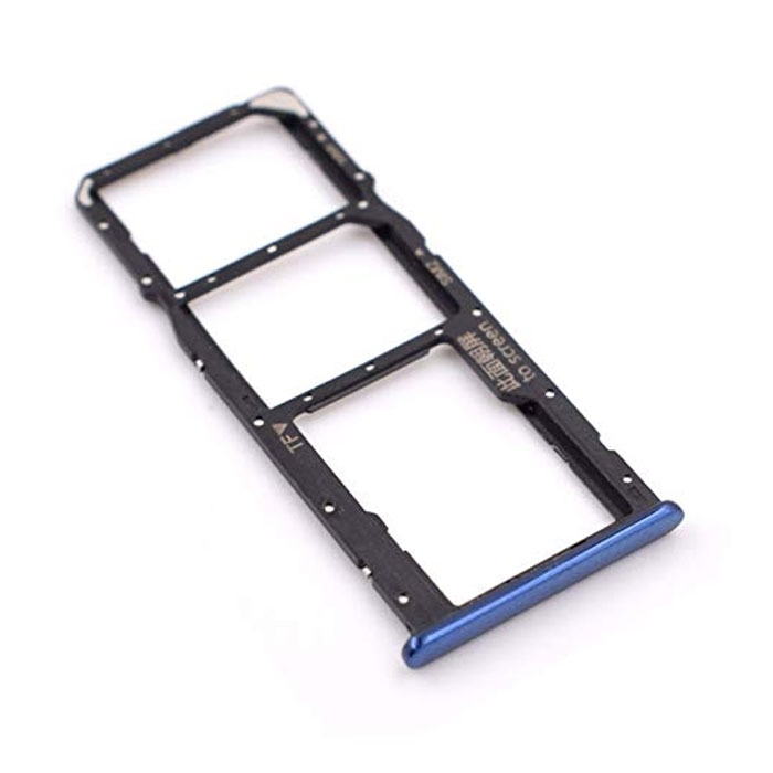 Υποδοχή Κάρτας Dual SIM (SIM Tray) για Huawei Y7 2018/Y7 Prime 2018/Honor 7C - Χρώμα: Μπλε
