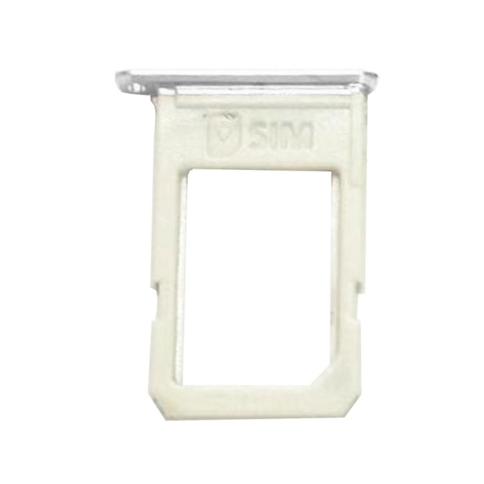 Υποδοχή Κάρτας Single SIM (SIM Tray) για Samsung Galaxy S6 Edge Plus G928F - Χρώμα: Ασημί