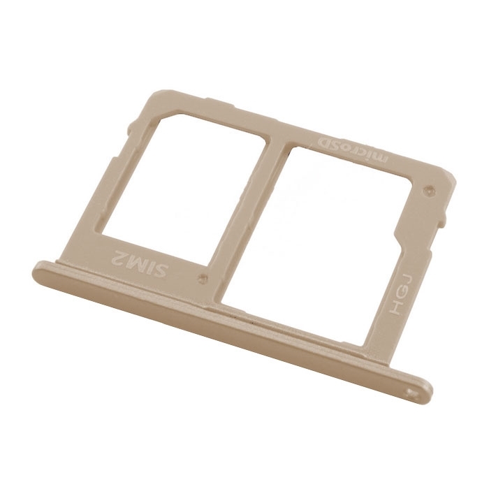Υποδοχή Κάρτας Dual SIM και SD (SIM Tray) για Samsung Galaxy J6 2018 J600F - Χρώμα: Χρυσό