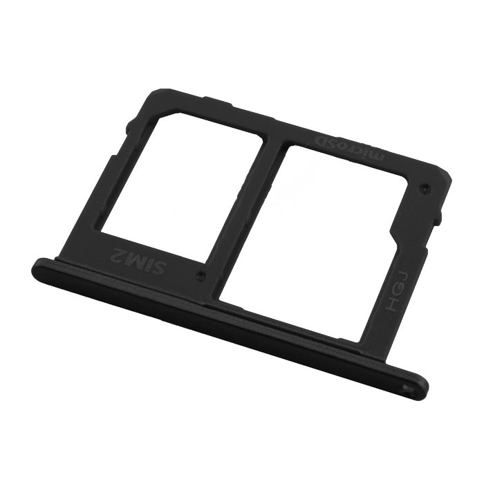 Υποδοχή Κάρτας Dual SIM και SD (SIM Tray) για Samsung Galaxy J6 2018 J600F - Χρώμα: Μαύρο