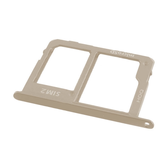 Υποδοχή Κάρτας Dual SIM και SD (SIM Tray) για Samsung Galaxy J4 Plus J415F / J6 Plus J610F - Χρώμα: Χρυσό