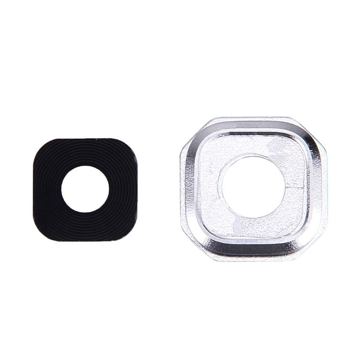 Τζαμάκι κάμερας (Camera Lens) με Πλαίσιο για Samsung Galaxy A5 2015 A500F- Χρώμα: Λευκό
