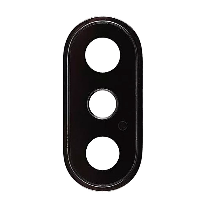 Τζαμάκι κάμερας (camera lens) με Πλαίσιο για Apple iPhone XS / XS Max - Χρώμα: Μαύρο