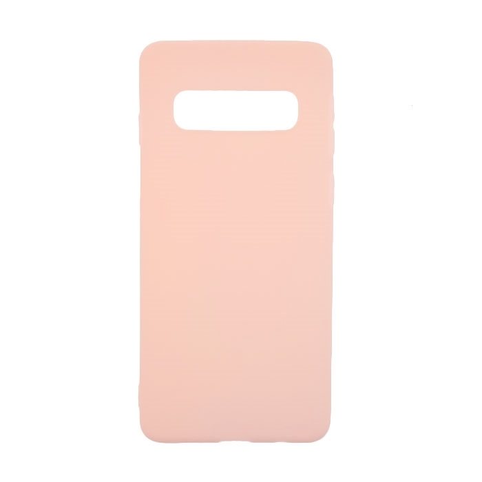 Θήκη Πλάτης Σιλικόνης για Samsung G973F Galaxy S10 - Χρώμα: Χρυσό Ροζ