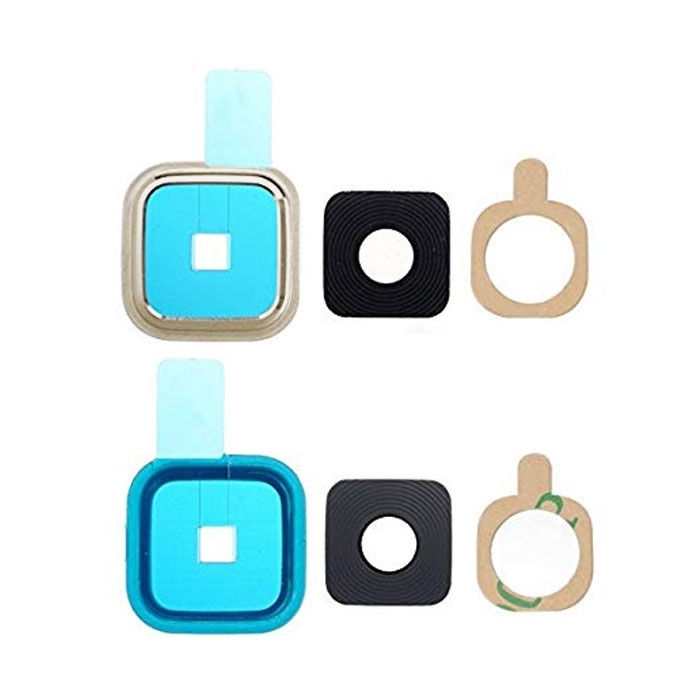 Τζαμάκι κάμερας (Camera Lens) με Πλαίσιο για Samsung Galaxy S5 G900F - Χρώμα: Χρυσό