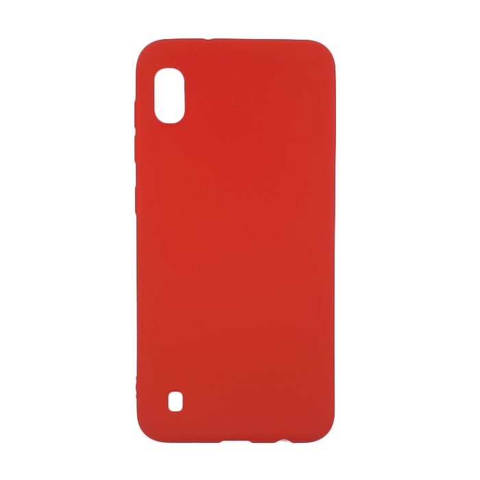 Θήκη Πλάτης Σιλικόνης για Samsung A105F Galaxy A10/M105F Galaxy M10 - Χρώμα: Κόκκινο
