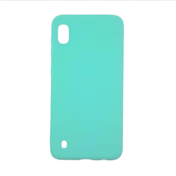 Θήκη Πλάτης Σιλικόνης για Samsung A105F Galaxy A10/M105F Galaxy M10 - Χρώμα: Τιρκουάζ