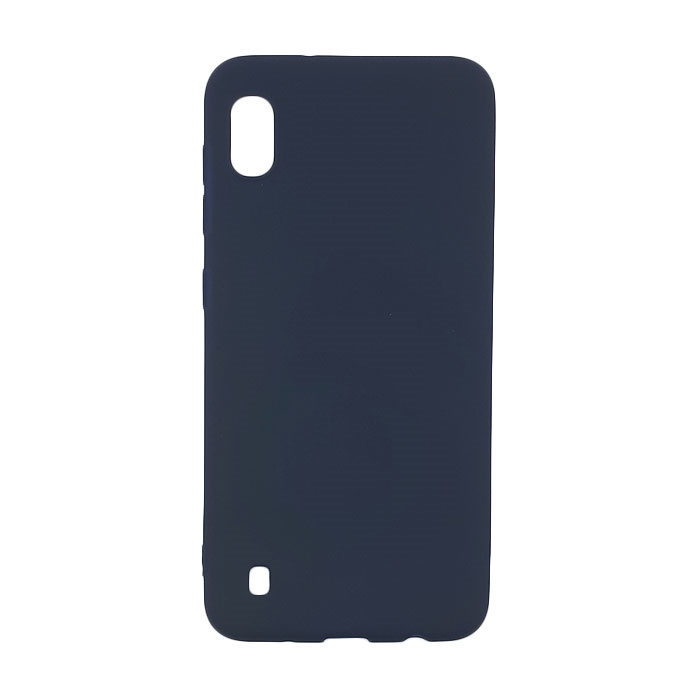 Θήκη Πλάτης Σιλικόνης για Samsung A105F Galaxy A10/M105F Galaxy M10 - Χρώμα: Σκούρο Μπλε