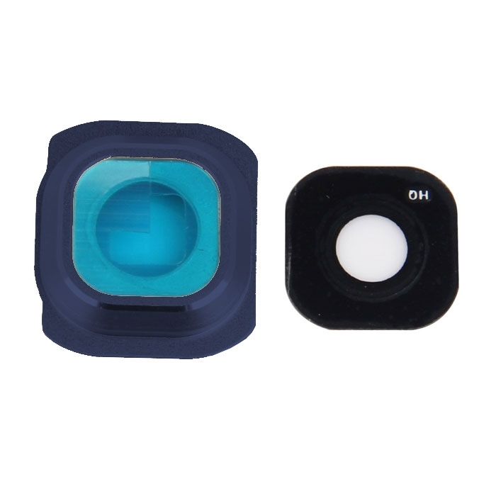 Τζαμάκι κάμερας (Camera Lens) με Πλαίσιο για Samsung Galaxy S6 G920F / S6 Edge G925F - Χρώμα: Σκούρο Μπλε