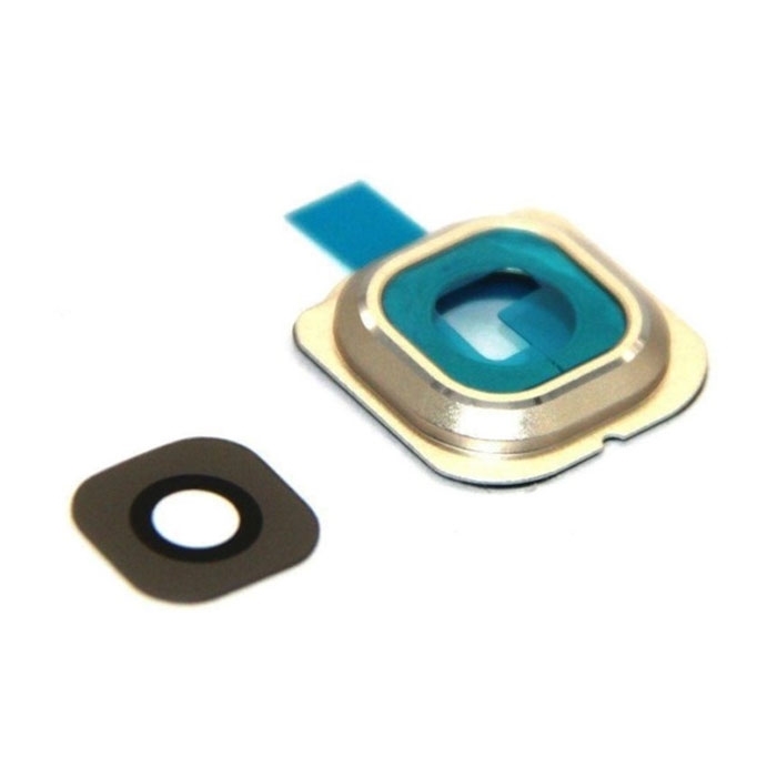 Τζαμάκι κάμερας (Camera Lens) με Πλαίσιο για Samsung Galaxy S6 Edge Plus G928F - Χρώμα: Χρυσό