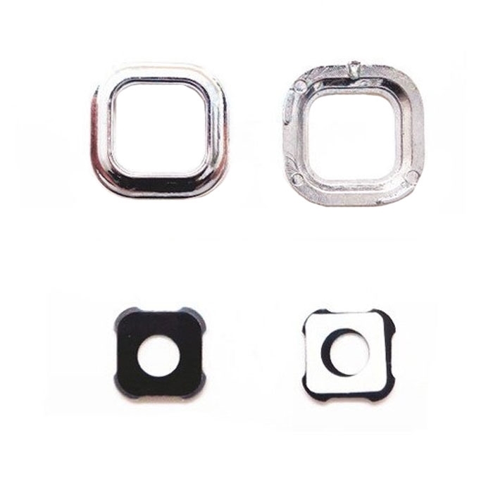 Τζαμάκι κάμερας (Camera Lens) με Πλαίσιο για Samsung Galaxy S Duos S7562/S Duos 2 S7582/Trend Plus S7580 - Χρώμα: Μαύρο
