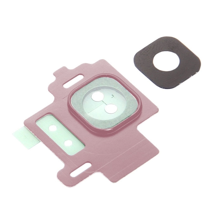 Τζαμάκι κάμερας (Camera Lens) με Πλαίσιο για Samsung Galaxy S8 G950F - Χρώμα: Ροζ