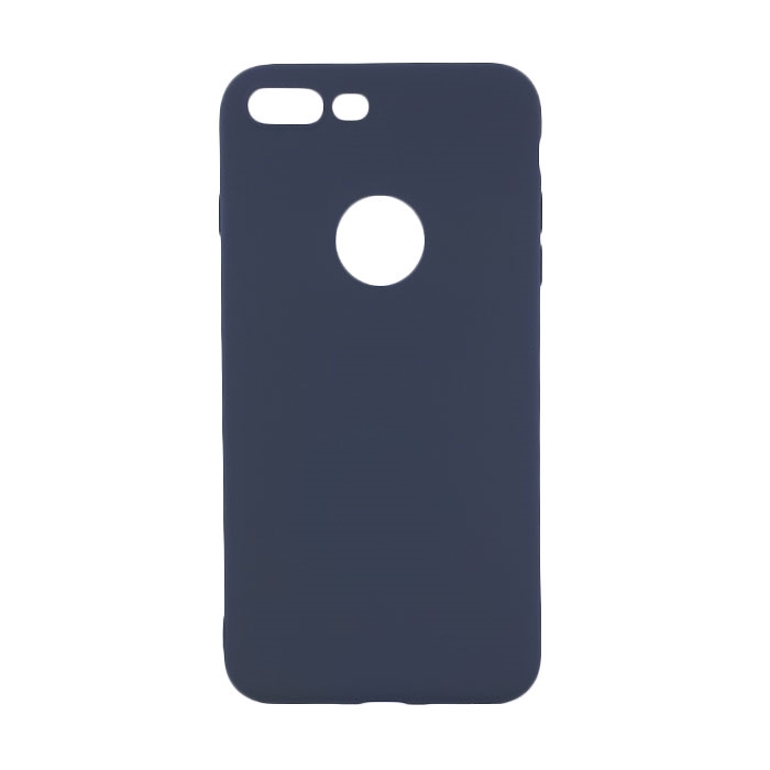Θήκη Πλάτης Σιλικόνης για Apple iPhone 7 Plus/8 Plus - Χρώμα: Σκούρο Μπλε