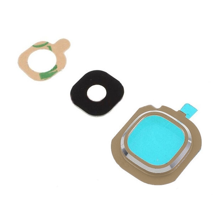 Τζαμάκι κάμερας (Camera Lens) με Πλαίσιο για Samsung Galaxy J5 2016 J510F / J7 2016 J710F - Χρώμα: Χρυσό