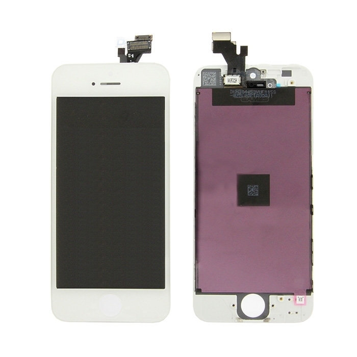 TIANMA Οθόνη LCD με Μηχανισμό Αφής για Apple iPhone 5 - Χρώμα: Λευκό
