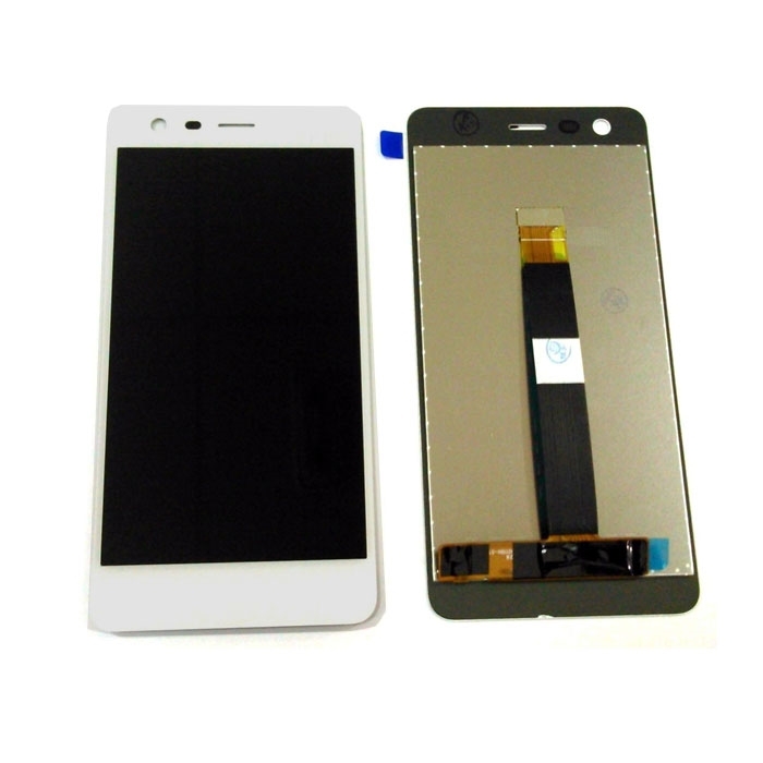 Οθόνη LCD με Μηχανισμό Αφής για Nokia 2 - Χρώμα: Λευκό