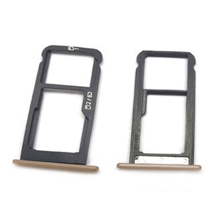 Υποδοχή Κάρτας Dual SIM και SD Tray για ZTE V7 Lite - Χρώμα: Χρυσό
