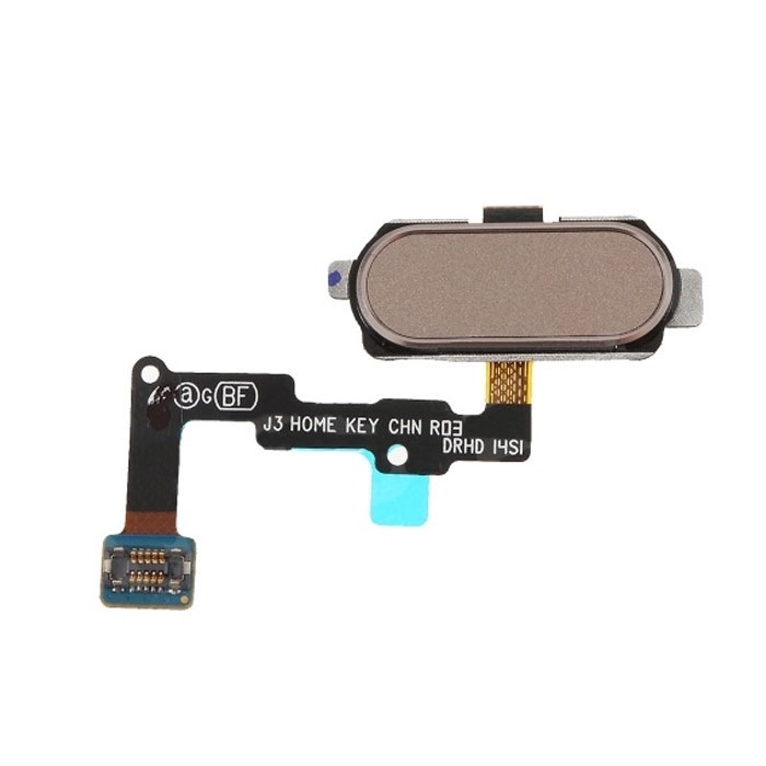Κεντρικό κουμπί (Home Button Flex) για Samsung Galaxy J3 2017 J330F - Χρώμα: Χρυσό