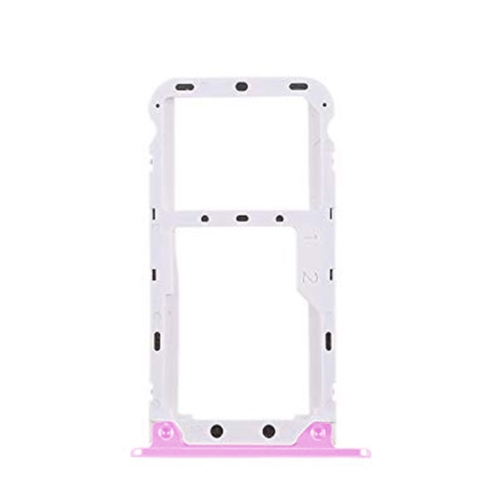 Υποδοχή κάρτας Dual SIM και SD Tray για Xiaomi Redmi 5 Plus - Χρώμα: Ροζ