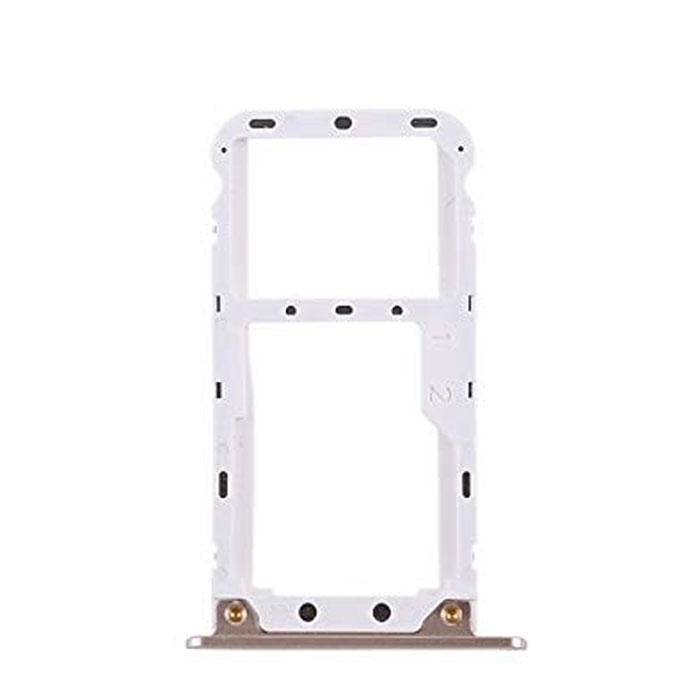 Υποδοχή κάρτας Dual SIM και SD Tray για Xiaomi Redmi 5 Plus - Χρώμα: Χρυσό