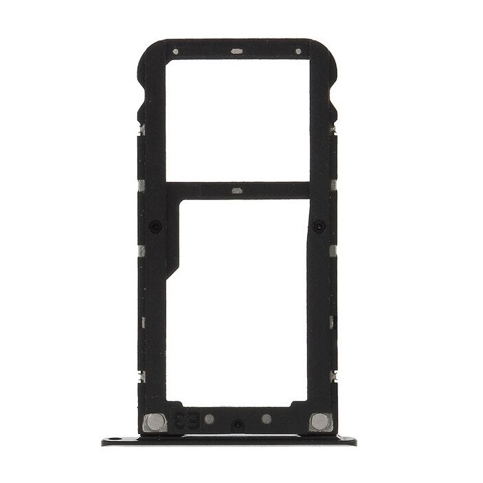 Υποδοχή κάρτας Dual SIM και SD Tray για Xiaomi Redmi 5 Plus - Χρώμα: Μαύρο