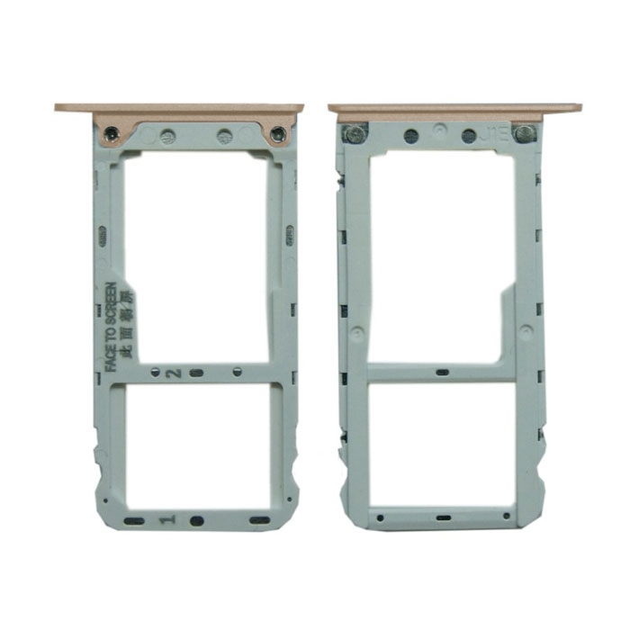 Υποδοχή κάρτας Dual SIM και SD Tray Xiaomi Redmi Note 5 / 5 Pro - Χρώμα: Χρυσό