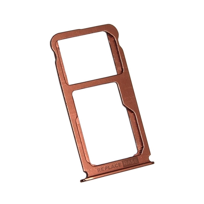 Υποδοχή κάρτας Dual SIM και SD Tray για Nokia 7 Plus - Χρώμα: Καφέ