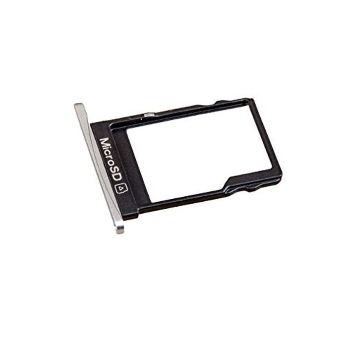 Υποδοχή κάρτας Single SIM και SD Tray για Nokia 5 - Χρώμα: Ασημί