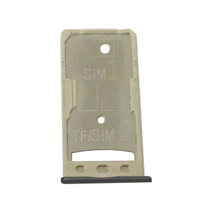 Υποδοχή κάρτας Dual SIM και MicroSD Tray για Xiaomi Redmi 5A - Χρώμα: Μαύρο