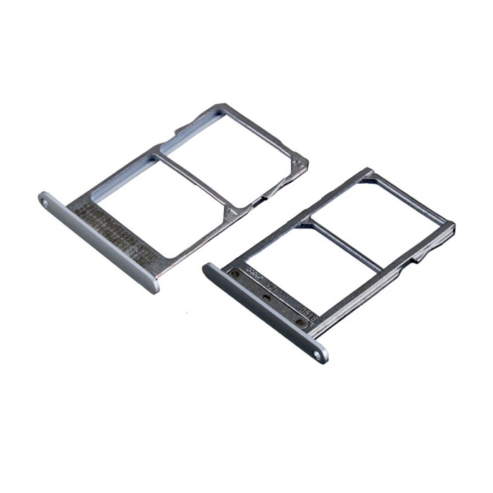 Υποδοχή Κάρτας Dual SIM Sim Tray για Nokia 3.1 - Χρώμα: Ασημί