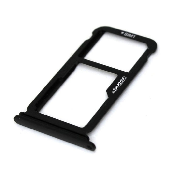 Υποδοχή Κάρτας Dual SIM (SIM Tray) για Huawei P10 Plus - Χρώμα: Μαύρο