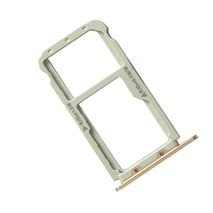 Υποδοχή Κάρτας Dual SIM (SIM Tray) για Huawei Honor 9 - Χρώμα: Χρυσό