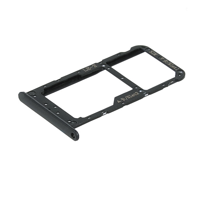 Υποδοχή Κάρτας Dual SIM και SD (SIM Tray) για Huawei Honor 9 Lite - Χρώμα: Μαύρο