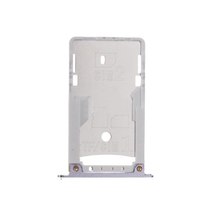 Υποδοχή κάρτας Dual SIM και SD Tray για Xiaomi Redmi Pro - Χρώμα: Ασημί