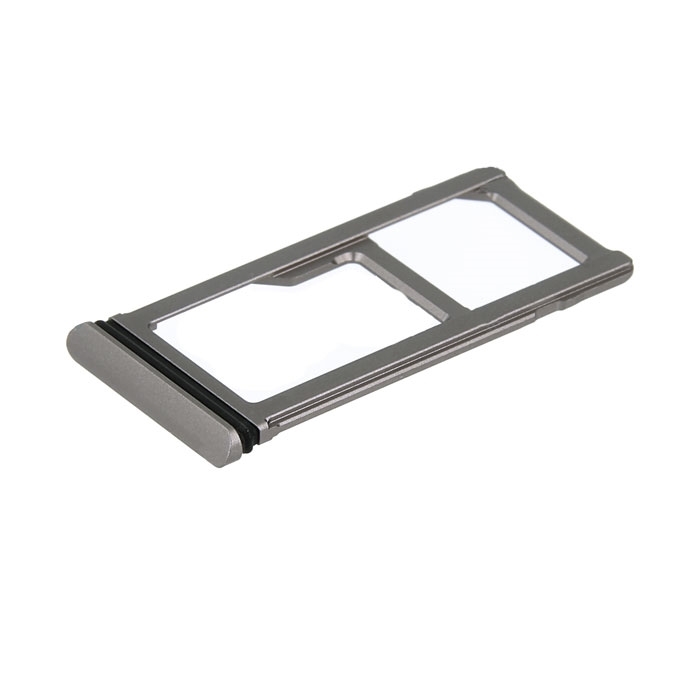 Υποδοχή Κάρτας Dual SIM και SD Tray για Nokia 8 - Χρώμα: Ασημί