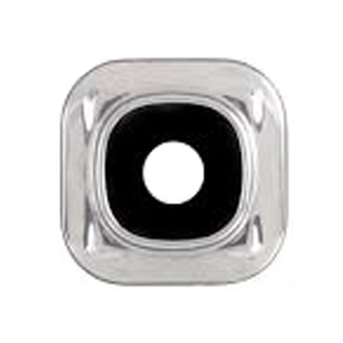 Τζαμάκι κάμερας (Camera Lens) με Πλαίσιο για Samsung Galaxy Grand Neo i9060/Grand Neo Plus I9060I/Grand i9082 - Χρώμα: Ασημί