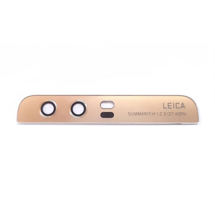 Τζαμάκι κάμερας (camera lens) Upper με Πλαίσιο για Huawei P9 - Χρώμα: Χρυσό