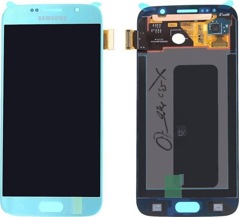 Γνήσια Οθόνη LCD με Μηχανισμό Αφής για Samsung Galaxy S6 G920F GH97-17260D - Χρώμα: Μπλε