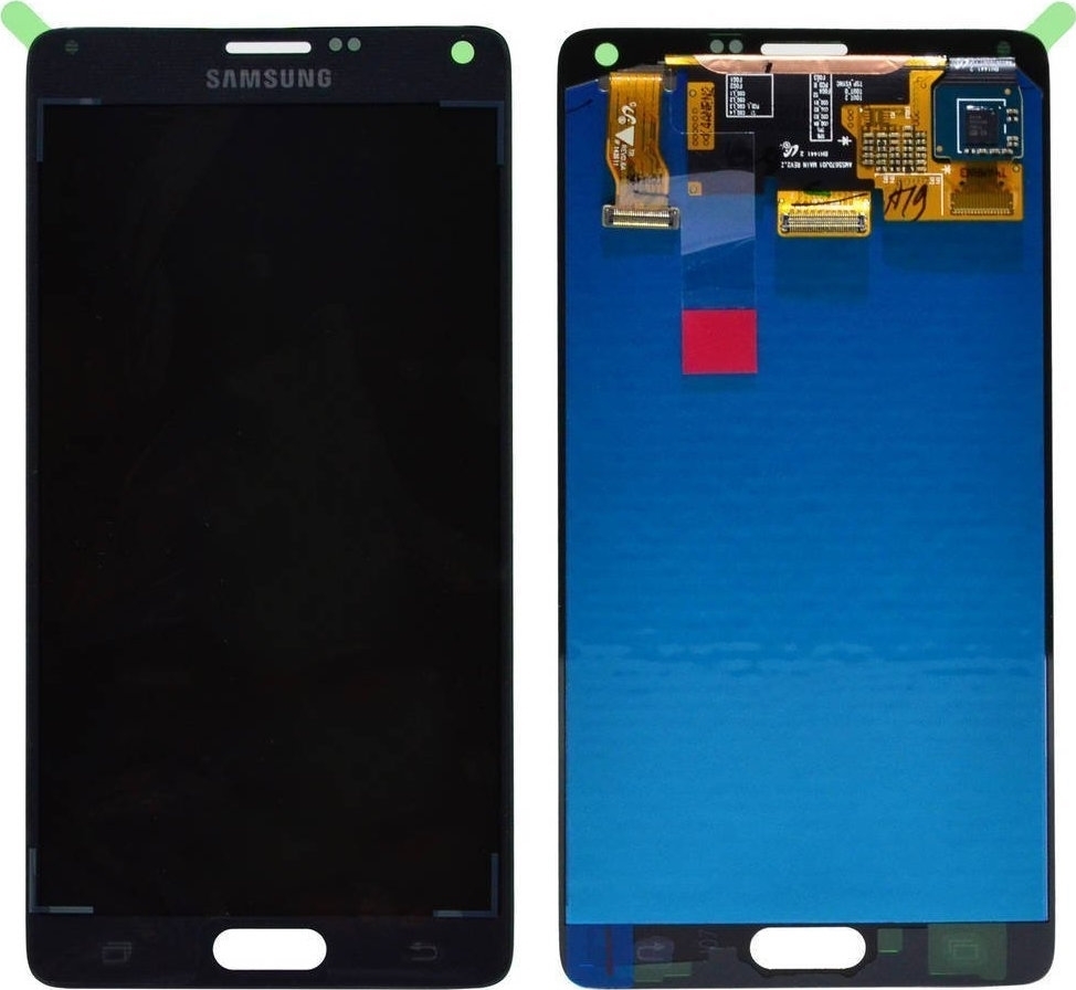 Γνήσια Οθόνη LCD με Μηχανισμό Αφής για Samsung Galaxy Note 4 N910F GH97-16565B - Χρώμα: Μαύρο