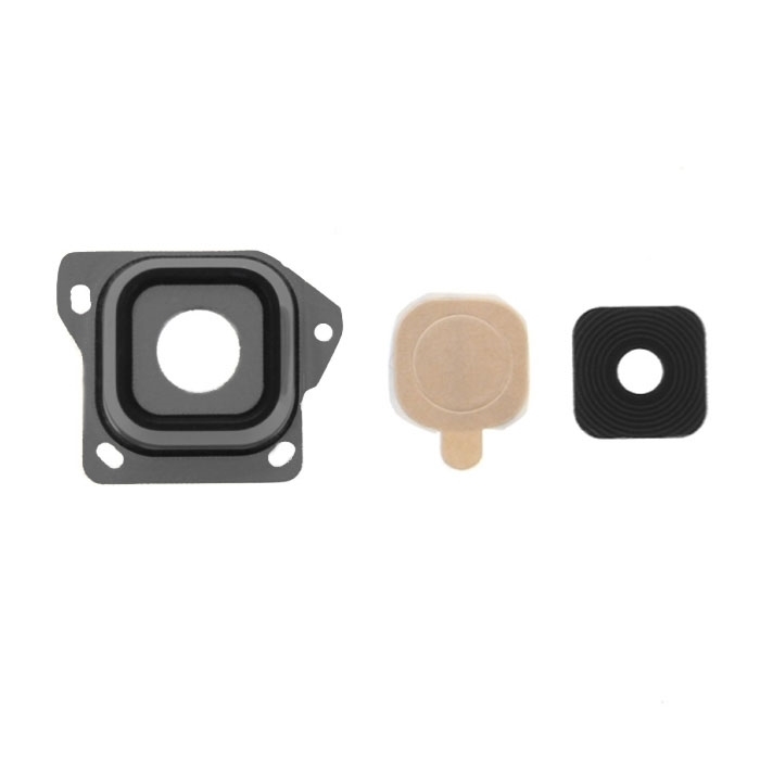 Τζαμάκι κάμερας (Camera Lens) με Πλαίσιο για Samsung Galaxy A3 2015 A300F - Χρώμα: Μαύρο