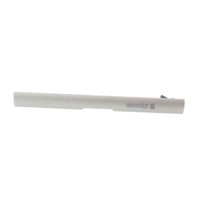 Κάλυμα Θύρας Υποδοχής Κάρτας Μνήμης / SD Input Dust Plug Cover για Sony Xperia C4 - Χρώμα: Λευκό