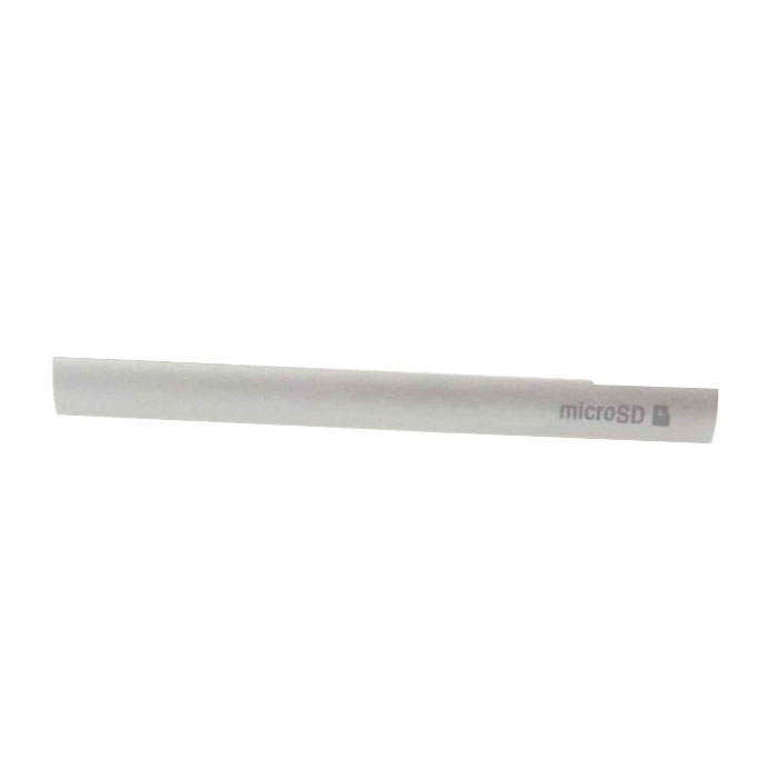 Κάλυμα Θύρας Υποδοχής Κάρτας Μνήμης / SD card input Dust Plug Cover για Sony Xperia C5 - Χρώμα: Λευκό