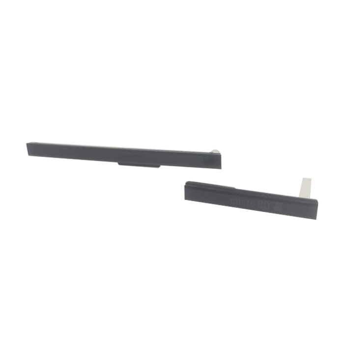 Κάλυμα Θύρας Σετ 2Σε1 / Plastic Flap Covers 2In1 για Sony Xperia T2 - Χρώμα: Μαύρο