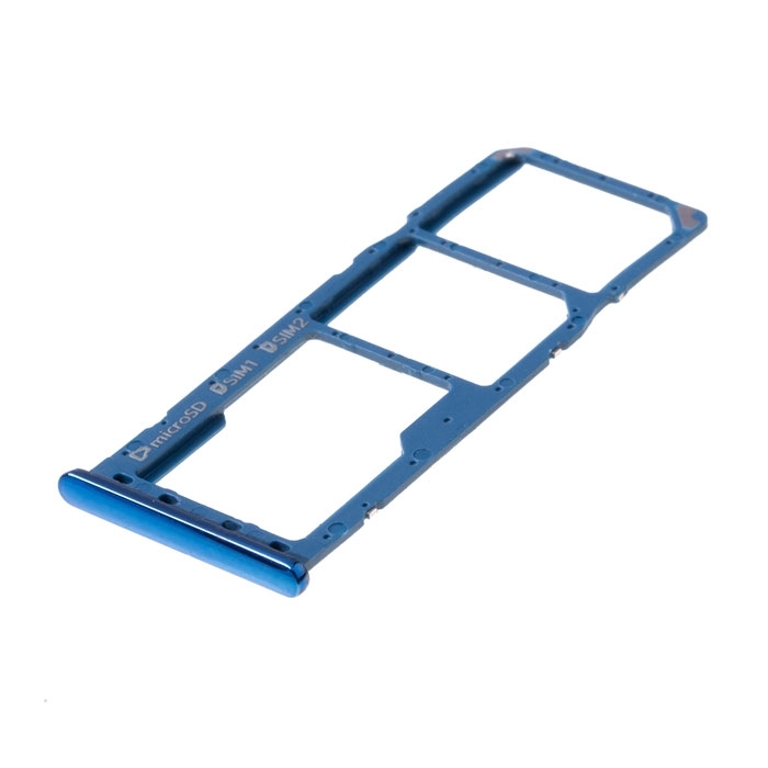 Υποδοχή Κάρτας Dual SIM και SD (SIM Tray) για Samsung Galaxy A7 2018 A750F - Χρώμα: Μπλε