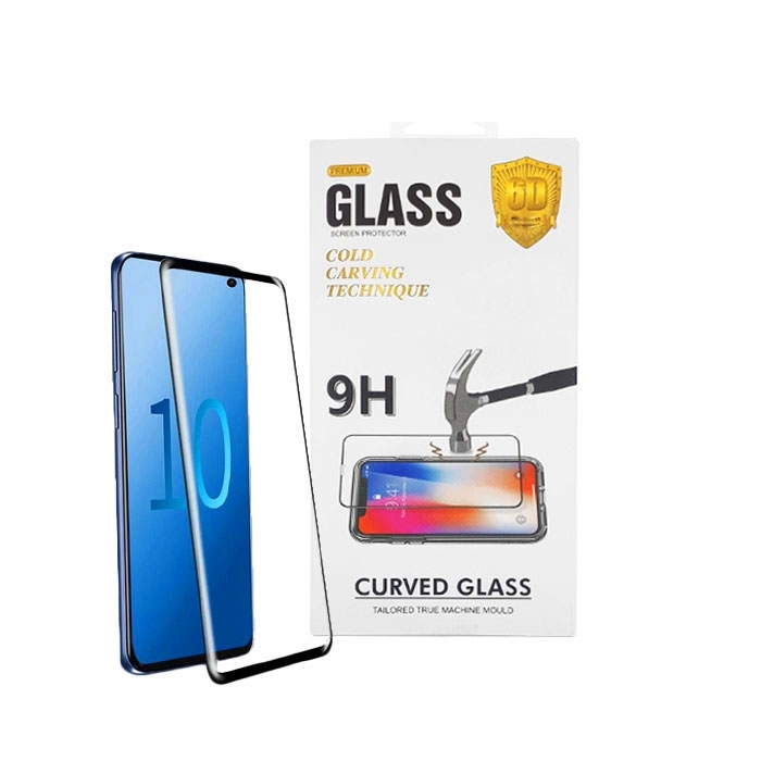 Προστασία Οθόνης Tempered Glass 6D Full Cover 0.3mm για Samsung Galaxy G970F S10e 5.8' - Χρώμα: Μαύρο