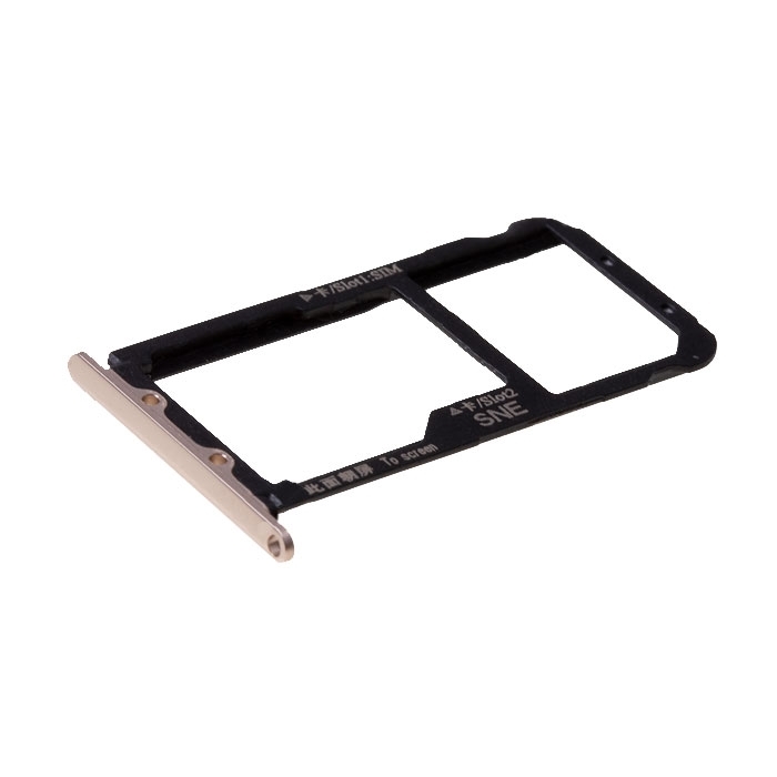 Υποδοχή Κάρτας Dual SIM και SD Tray για Huawei Mate 20 Lite - Χρώμα: Χρυσό