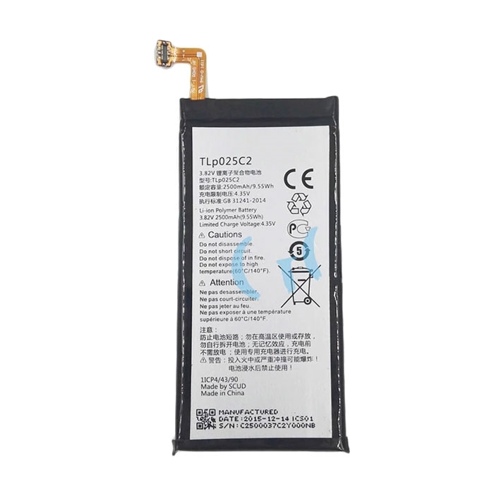 Μπαταρία Alcatel TLp025C2 για 5056D One Touch POP 4 Plus- 2500 mAh