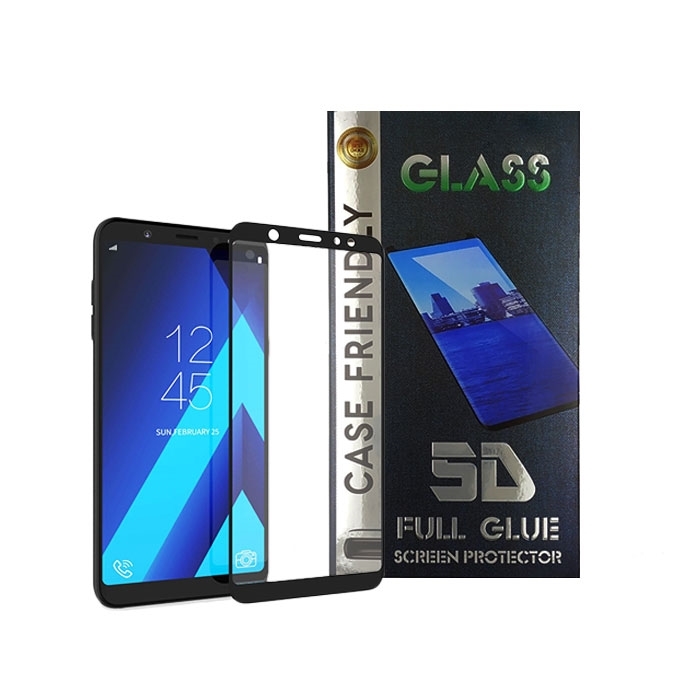 Προστασία Οθόνης Tempered Glass 5D Full Cover Full Glue 0.3mm για Samsung Galaxy A520F A5 2017 - Χρώμα: Μαύρο