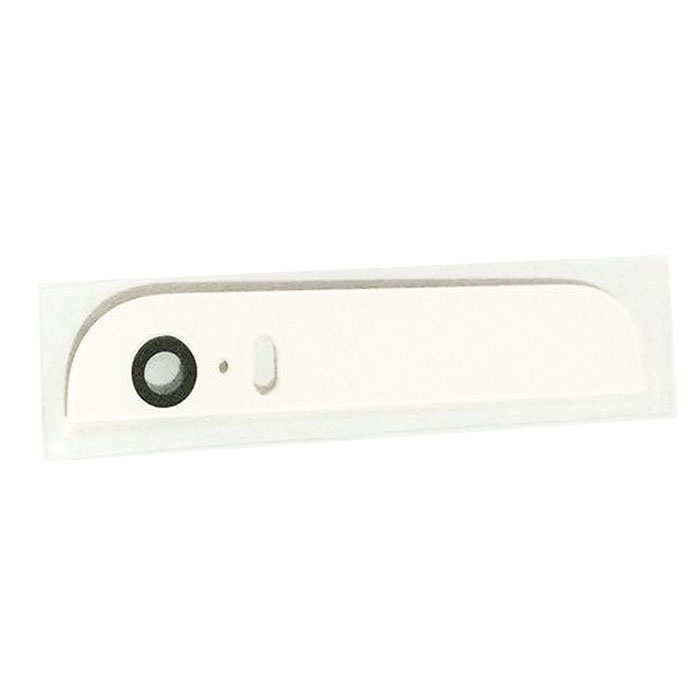 Πάνω Τζαμάκι για Το Πίσω Καπάκι / Back Rear Cover Top Glass Lens για iPhone 5 - Χρώμα: Λευκό